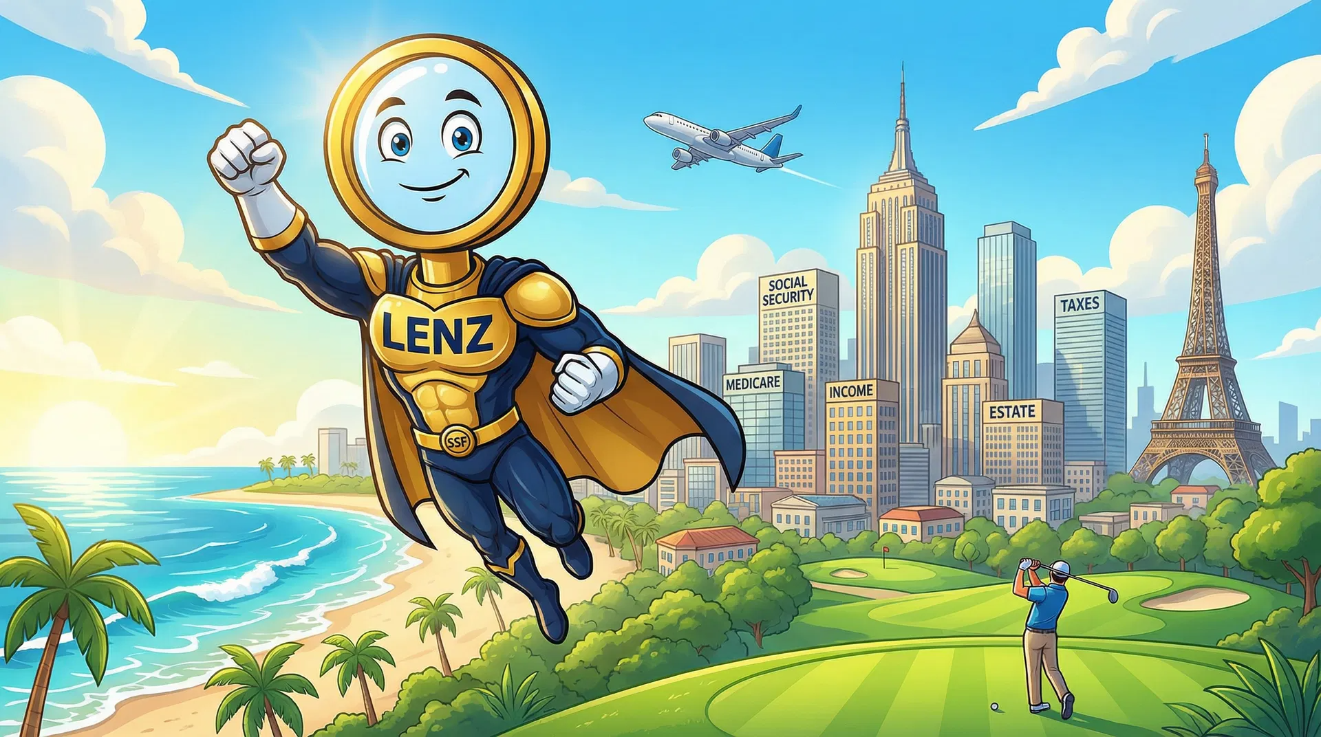 WealthLenz — your retirement planning superhero